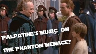 Emperor Palpatines Music on The Phantom Menace Music Comparison [upl. by Ahsoym]