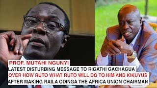 Mutahi Ngunyi REVEALS danger of Ruto Supporting Raila For AU Job amp What Will To Gachagua Politically [upl. by O'Rourke]