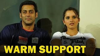 Salman Khan in favour of Sania Mirza  Bollywood News [upl. by Eidod]