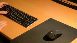 Testbericht Rapoo E9070 Wireless Tastatur German E9060 [upl. by Ialohcin897]