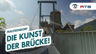 Burg Mauterndorf Die neue Zugbrücke ist ein begehbares Kunstwerk [upl. by Alhan758]