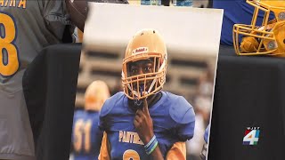 More than 100 people attend vigil to honor a Palatka High student who died unexpectedly [upl. by Arand]