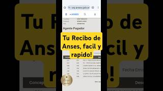 Recibo anses rapido [upl. by Ayekal]