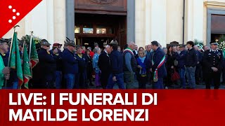 LIVE Funerali di Matilde Lorenzi la sciatrice morta dopo un incidente in allenamento diretta video [upl. by Ardnuaek533]