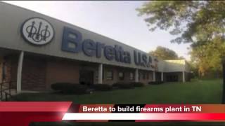 Beretta to build firearms plant in Tennessee [upl. by Ahsaetan]