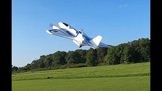 EFlite Ultrix 600mm maiden flight Different and fun [upl. by Ecertap]