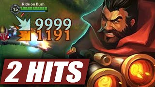 Wild Rift Graves is Broken 2 Hits Only Hard Carry Gameplay [upl. by Eatnahs670]