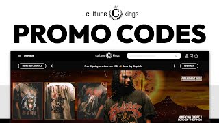 Culture Kings Promo Codes  TOP 3 COUPONS 2024 [upl. by Latouche]