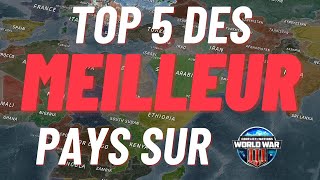 Conflict of Nations FR  TOP5 des MEILLEURS pays sur CON [upl. by Eened]