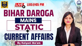 Bihar Daroga Mains  Static  Current Affairs  Class2  By Kalyani Maam kgs biharexams [upl. by Heinrick14]