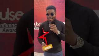 Winner Of Tech Influencer Fisayo Fosudo pulseinfluencerawards pulseshorts [upl. by Ysnat]