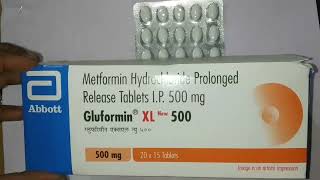 gluformin xl 500gluformin xl 500 tablets usesbenefitsdose and side effects [upl. by Wayne]