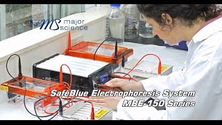 Major ScienceSafeBlue Electrophoresis SystemMBE150 series [upl. by Noreg]