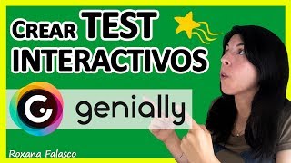 Crear TEST INTERACTIVO con Genially [upl. by Jacquette]