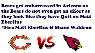 Another Embarrassing Showing Chicago Bears vs Arizona Cardinals Game Recap [upl. by Hermes986]