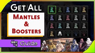 How to farm all mantles and boosters  MHW PC [upl. by Nessim]