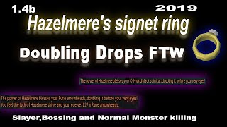 Hazelmeres signet ring  Will it Double My Drops runescape [upl. by Anidal68]