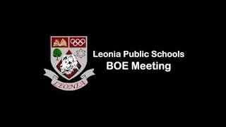 Leonia Board of Education Meeting 01022024 [upl. by Coughlin846]