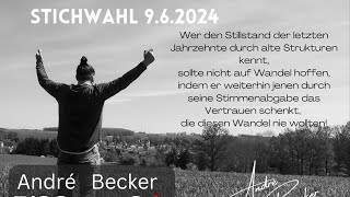 Stichwahl zum Bürgermeister 962024 [upl. by Arlette677]