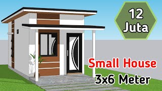 Bangun Rumah Murah Biaya 12 Jutaan Ukuran 3x6 Meter [upl. by Sharma]