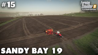 Creating Tramlines Sandy Bay 15 Farming Simulator 19 Timelapse Seasons [upl. by Swee]