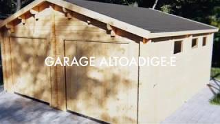 garage in legno ALTOADIGEE by CASETTE ITALIA [upl. by Cirtap]