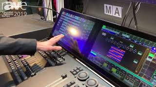 ISE 2019 MA Lighting Talks About m02 Support in grandMA3 Console [upl. by Shaum752]