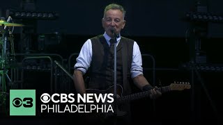 Bruce Springsteen Barack Obama rallying for Kamala Harris at Philadelphia concert [upl. by Lashondra214]