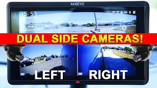 AKEEYO AKYZ3GT Dash Cam Review Side Cameras 4 Channel GPS Park Mode amp Park Assist [upl. by Chaffinch836]