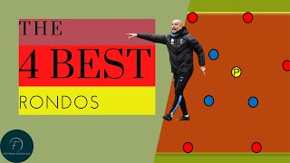 The 4 best rondos and how to train them  Play the Guardiola way [upl. by Sulakcin6]