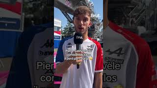 Pierre Gasly révèle combien de kilos il perd par course 😳 [upl. by Sirred39]