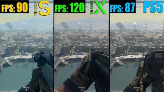 Warzone 20  Xbox Series S vs Series X vs PlayStation 5 [upl. by Tranquada]