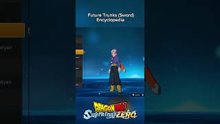 Future Trunks Sword Encyclopedia dragonballsparkingzero sparkingzero dragonball shorts [upl. by Devol487]