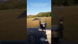 Practice realistic side slip landing in cross wind using head tracking FPV with a “HUD” [upl. by Alioz]