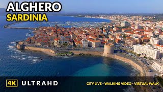 Alghero Sardinia  Drone 4K [upl. by Hamitaf]