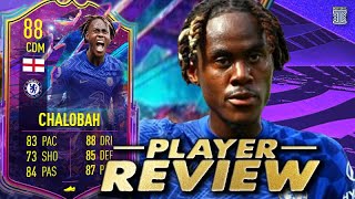 88 FUTURE STARS CHALOBAH PLAYER REVIEW FUTURE STARS CHALOBAH OBJECTIVE  FIFA 22 ULTIMATE TEAM [upl. by Quitt139]