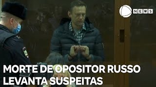 Morte de opositor russo Alexei Navalny aos 47 anos levanta suspeitas [upl. by Maximilianus645]