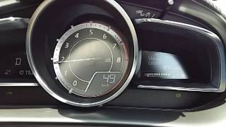 Mazda 2 SkyactivG 15L Cruise Control with Speed Limiter downhill overspeed response [upl. by Aiken]