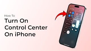 How to Turn On Control Center on iPhone iOS 18 [upl. by Yrevi]