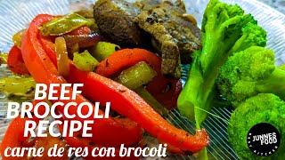 BEEF BROCCOLI RECIPE  CARNE DE RES CON BROCOLI 🥦🥩  FOOD RECIPES [upl. by Nohpets]