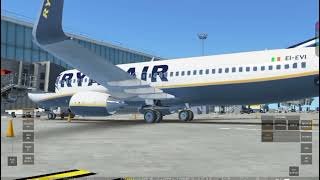 Ryanair  flight FR 1392 to Oslo Rygge Infinite flight [upl. by Friedlander79]