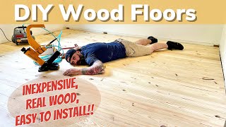 Lay Your Own Wood Floors  Installing Real Wood Floors [upl. by Sibeal]