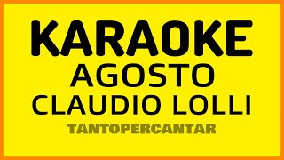 AGOSTO Claudio Lolli KARAOKE [upl. by Covell774]