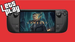 Gamedec  Definitive Edition Steam Deck Gameplay  Will it Run [upl. by Leavitt]