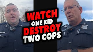 15Year Old Auditor EPICALLY DESTROYS Two COPS like a PRO [upl. by Rhine429]