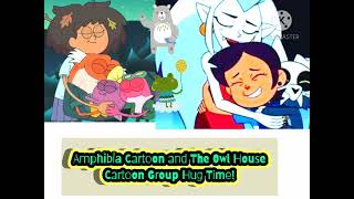 Amphibia Cartoon and The Owl House Cartoon Group Hug Time [upl. by Farmann]