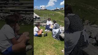 Velika Planina hike in a high alpine pasture in 🇸🇮 Slovenia shorts travel 🐮🐄⛰️ [upl. by Gutow]