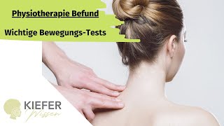 Der Physiotherapie Befund  Die wichtigsten BewegungsTests [upl. by Ashlen]