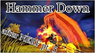 Guild Wars 2  after NERF  Hammer Down  Warrior PvP [upl. by Llehsim]