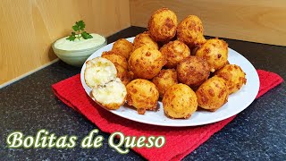 Como hacer BOLITAS DE QUESO  Pasapalo venezolano ❤👩🏽‍🍳 [upl. by Ankeny]